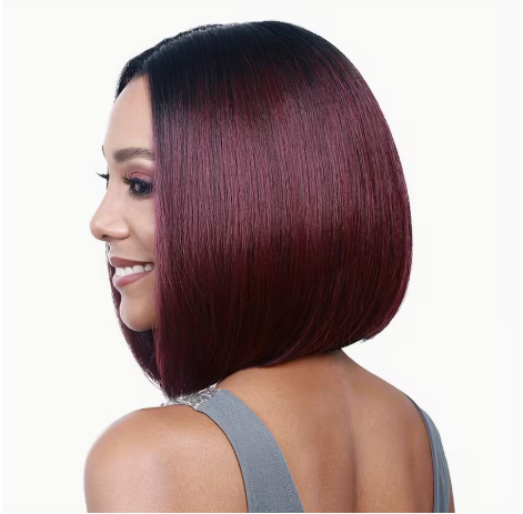 WFA-Ombre Burgundy Bob Wig